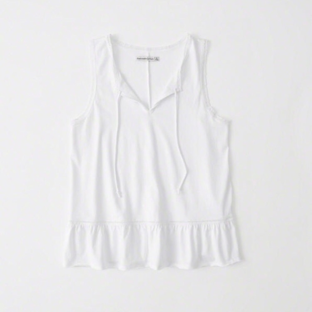 NWT Abercrombie Fitch white tank